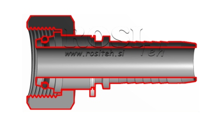 ХИДРАВЛИЧНА ВРЪЗКА DKOL 12 L ЖЕНСКА DN8-M18X1,5