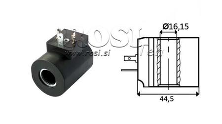 Bobină ELECTROMAGNETICĂ 12V DC - CB10 - fi 16.15mm-50.2mm 26W IP65