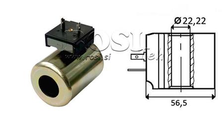 ЕЛЕКТРОМАГНИТНА КОИЛА 24V DC - CB14 - fi 22.22mm-59mm 30W