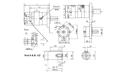 MOTOR HIDRAULIC MS 80 ECO (ALSG3-80)