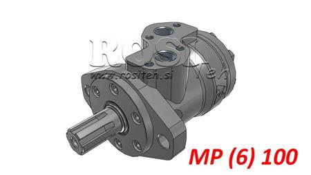 MOTOR HIDRAULIC MP 100 CC - 6 ZOBURI