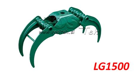 GRIPURI PENTRU FORESTIER PENTRU BIOMASĂ LG1500 KG - 1320 MM