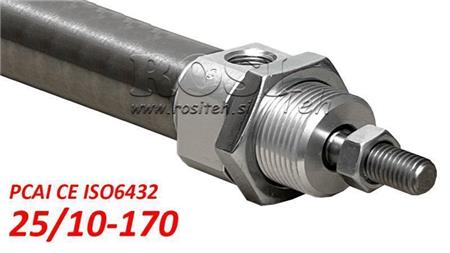 ПНЕВМАТИЧЕН ЦИЛИНДЪР PCAI 25/10-170 CE ISO6432