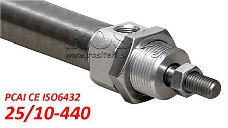 ПНЕВМАТИЧЕН ЦИЛИНДЪР PCAI 25/10-440 CE ISO6432