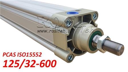 ПНЕВМАТИЧЕН ЦИЛИНДЪР PCAS 125/32-600 BE ISO15552