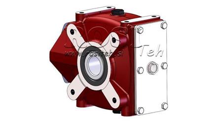PŘEVODOVKA - PŘEVODOVKA RT120 PRO HYDRAULICKÝ MOTOR MP/MR/MS POMĚR 4.1:1
