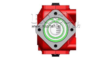 PŘEVODOVKA - PŘEVODOVKA RT50 PRO HYDRAULICKÝ MOTOR MP/MR/MS POMĚR 1.9:1