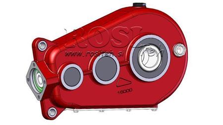PŘEVODOVKA - PŘEVODOVKA RT520 PRO HYDRAULICKÝ MOTOR MP/MR/MS POMĚR 43.6:1