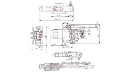 ХИДРАВЛИЧЕН КЛАПАН 2XZ80 2AK31A31GKZ