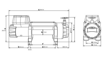 12 V ЕЛЕКТРИЧЕСКА ВИШКА DWH 15000 HD - 6803 кг