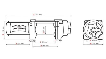 12 V SÄHKÖVINSSI DWH 4500 HD - 2041 kg