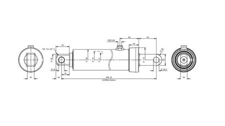 CILINDRU TELESCOPIC PENTRU PLOUG 2 ETAPE
