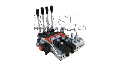 VALVĂ HIDRAULICĂ 4xP80 - EO 12V