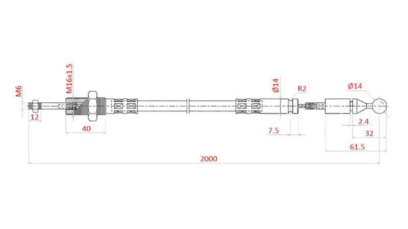 ПЛЕТКА L=2500 - топка