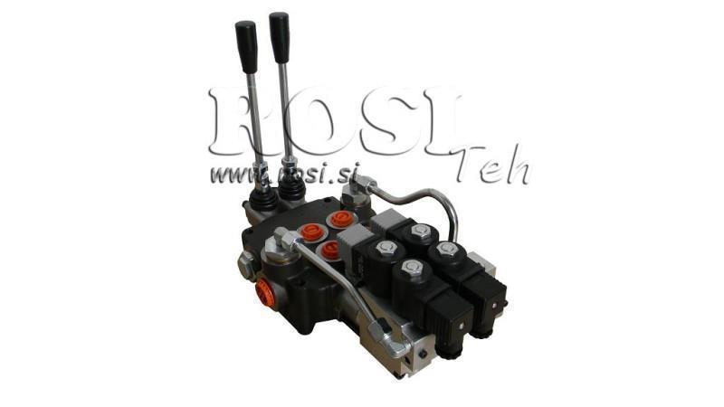 ХИДРАВЛИЧЕН ВАЛВ 2xP80 - EO 12V